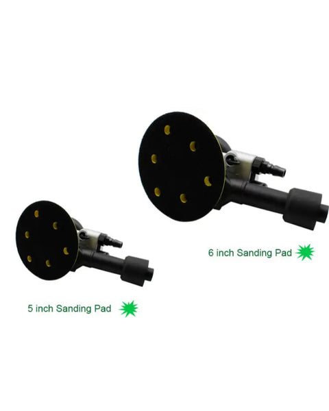 Professional Air Orbital Sander, Heavy-Duty Dual Action Pneumatic Palm Sander — 1 PCS