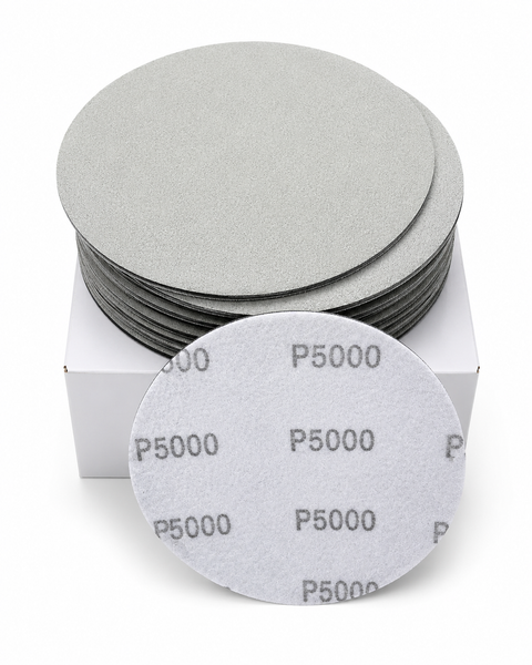 C-Tech 6” Hook & Loop Sanding Sponge Disc — 15 PCS