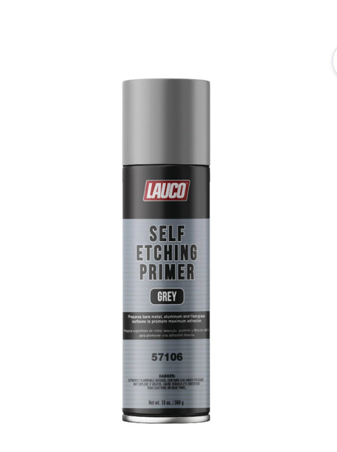 LAUCO Automotive Primer Aerosol Spray Paint — Grey High-Build & Grey Self-Etching Primer, 13 oz