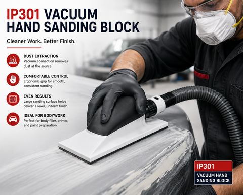 Dust IP301 Vacuum Hand Sanding Block — Dust Extraction Sander