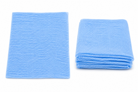 C-Tech Blue & White Tack Cloth (Gauze), 14 in × 32 in — 10 Pack