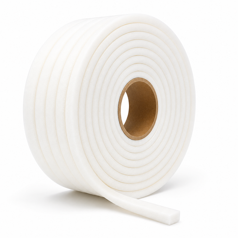 C-Tech EF100 Soft Edge Foam Masking Tape, White, 1/2” × 55 yd
