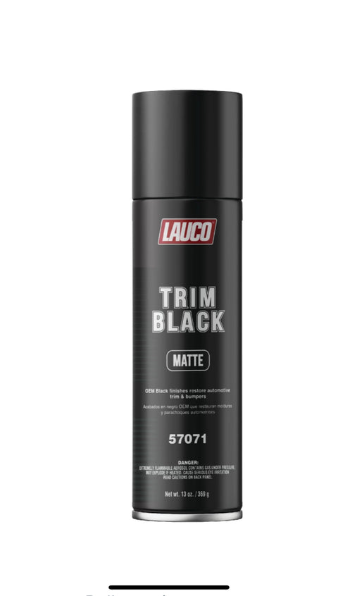 LAUCO 57071/57073 Trim Black Automotive Aerosol Spray Paint — 13 oz