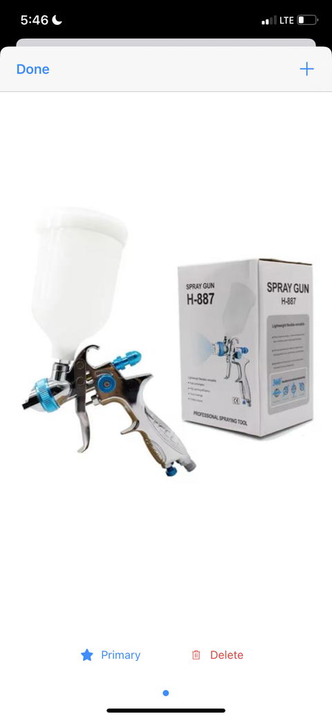 HVLP H-887 Professional Spray Gun, 1.4 mm Nozzle — 1 PCS