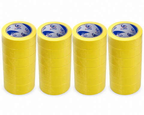 C-Tech Premium Yellow High-Temperature Masking Tape,  60 yd