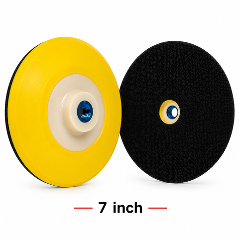 C-Tech Yellow Polisher Backing Plate, M14 Thread — 1 PC