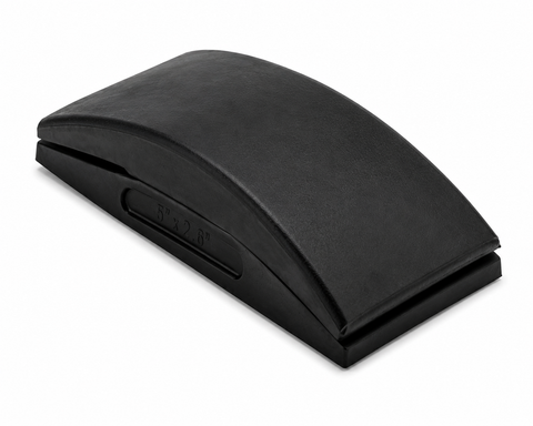C-Tech HB104 Heavy-Duty Rubber Sanding Block, 5” × 2.6” × 1”