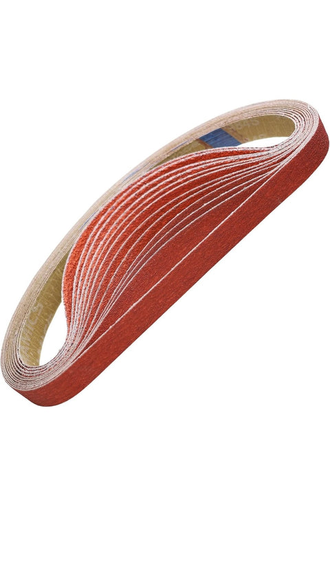 C-Tech Premium Abrasive File Sanding Belts, 40 Grit — 20 PK