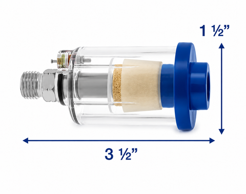 Professional Oil-Water Separation Air Filter Kit – 1/4” NPT for Air Compressors & Spray Guns