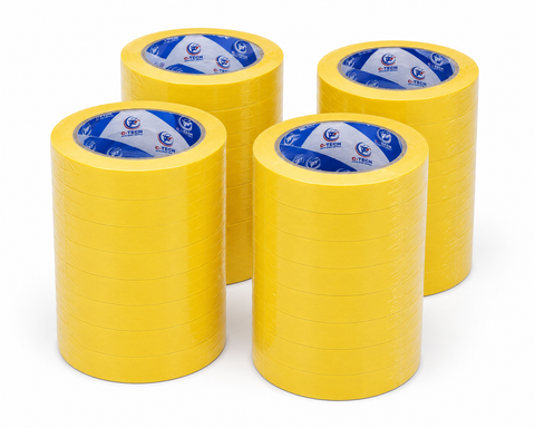 C-Tech Premium Yellow High-Temperature Masking Tape,  60 yd