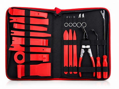 C-Tech 19-Piece Trim, Clip & Fastener Remover Kit