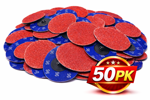 C-Tech Premium Ceramic Quick Change Disc, Orange, 50 PCS