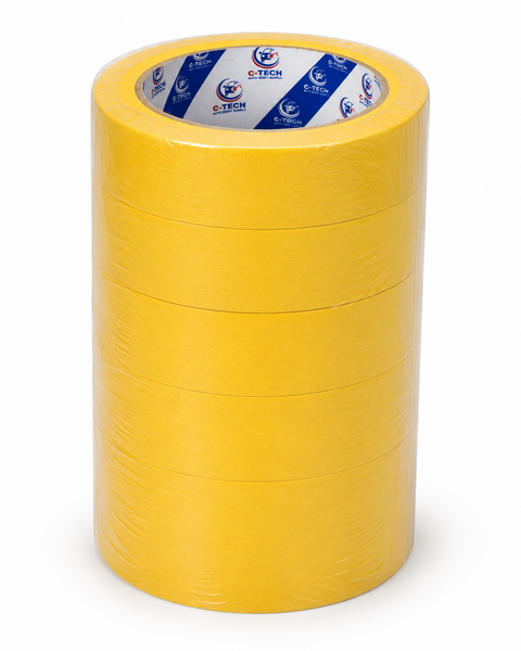 C-Tech Premium Yellow High-Temperature Masking Tape,  60 yd