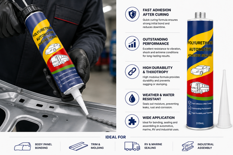 Polyurethane Seam Sealer Automotive Adhesive, 310 mL Cartridge — 1 PC