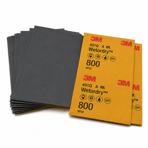 3M™ Wetordry™ Abrasive Sheet 401Q, 9 in × 11 in — 50 PK