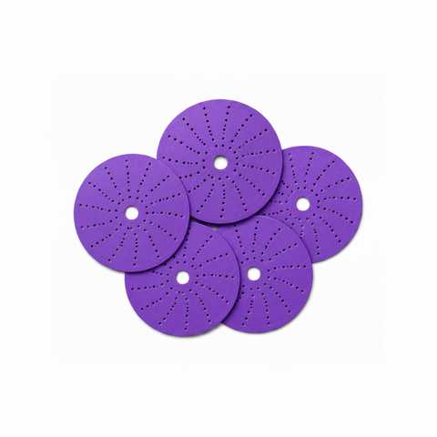 C-Tech Violet Ceramic Film Disc, 150 mm, Multi-Hole — 100 PK