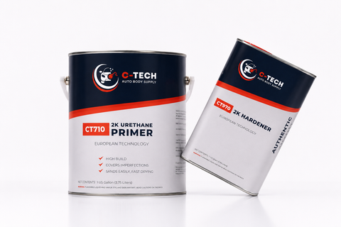C-Tech CT710 1 Gallon 2K Urethane Primer with Hardener — Multiple Colors