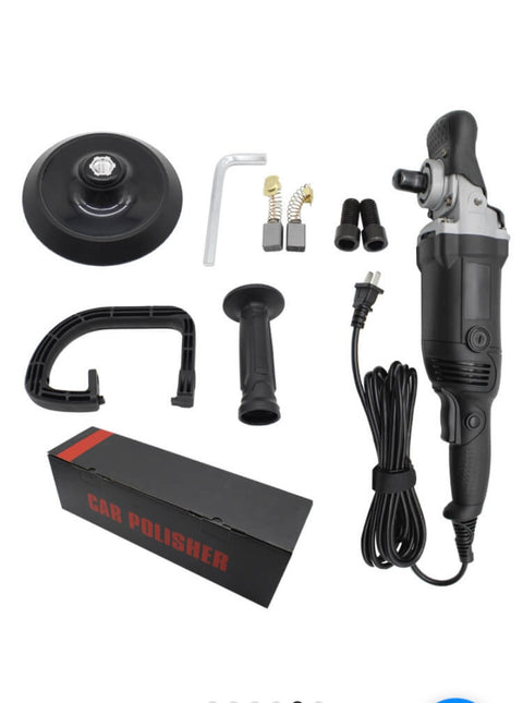 C-Tech PL121 RO Rotary Polisher, 100V–240V — Professional Variable Speed Polisher