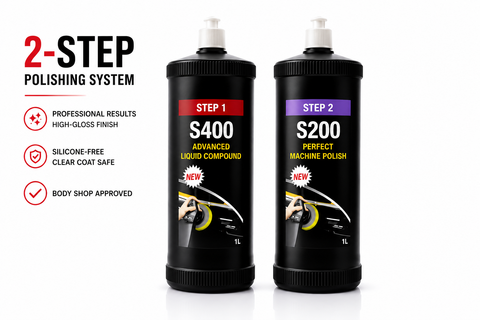 2-Step Professional Polishing Kit — Steps 1 & 2, 32 oz Each