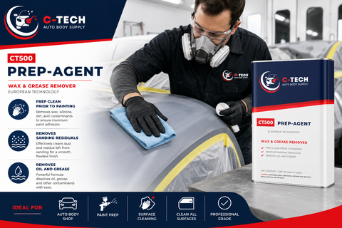 C-Tech CT500 Prep-Agent Wax and Grease Remover — 1 Gallon (4 L)
