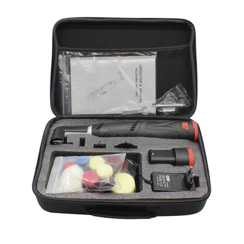 Cordless Mini Car Polisher, 12V Micro Dual-Action Polisher — 1 PCS