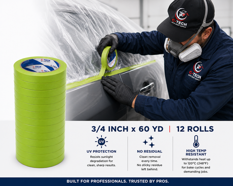 C-Tech Green High-Temperature Masking Tape 60 yd
