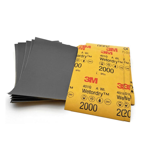 3M™ Wetordry™ Abrasive Sheet 401Q, 9 in × 11 in — 50 PK